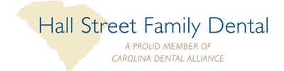 hall street family dental logo