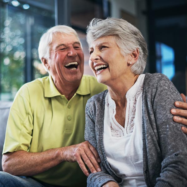 couple smiling and enjoying moments